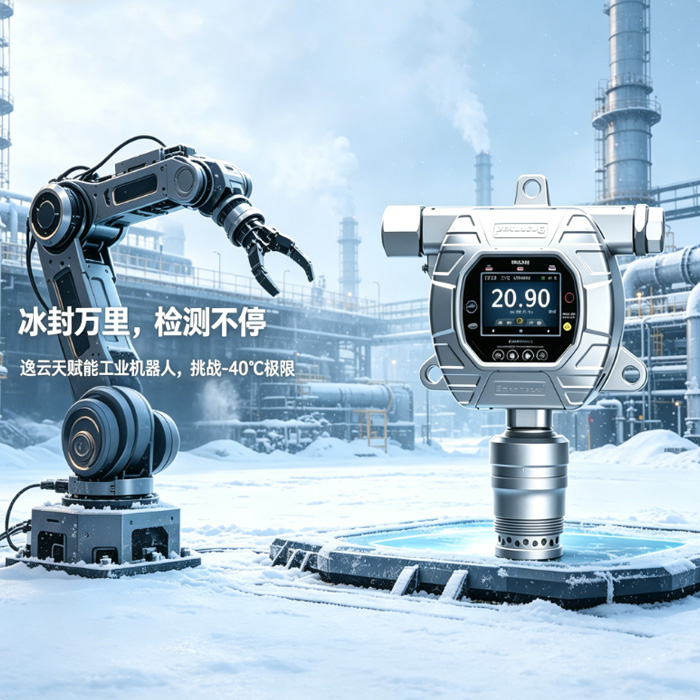 逸云天氣體檢測儀賦能工業(yè)機器人，破解-40℃極端環(huán)境檢測難題